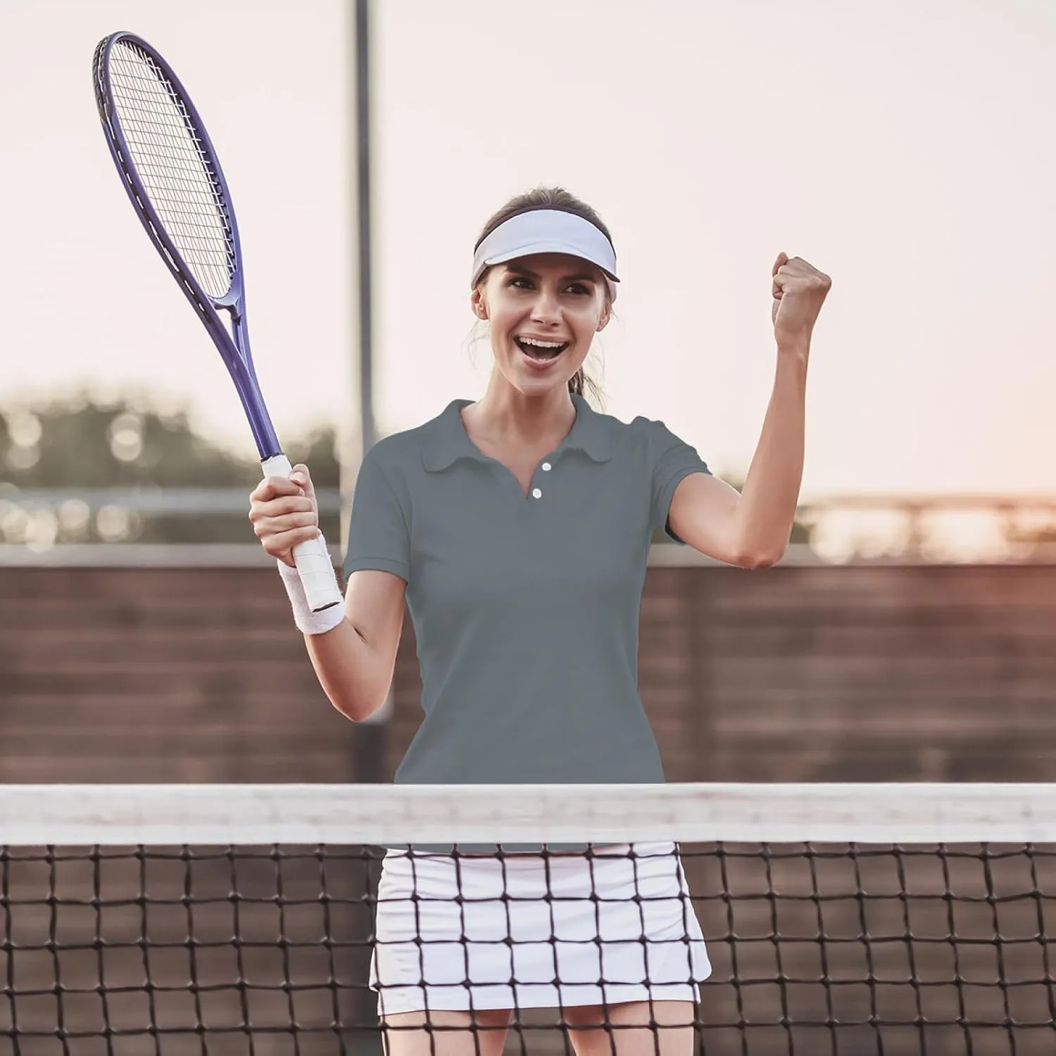 Custom Polo Shirts for Women Design Your Own Text Logo Photo Personalized Customized Golf Shirts Front Back Print