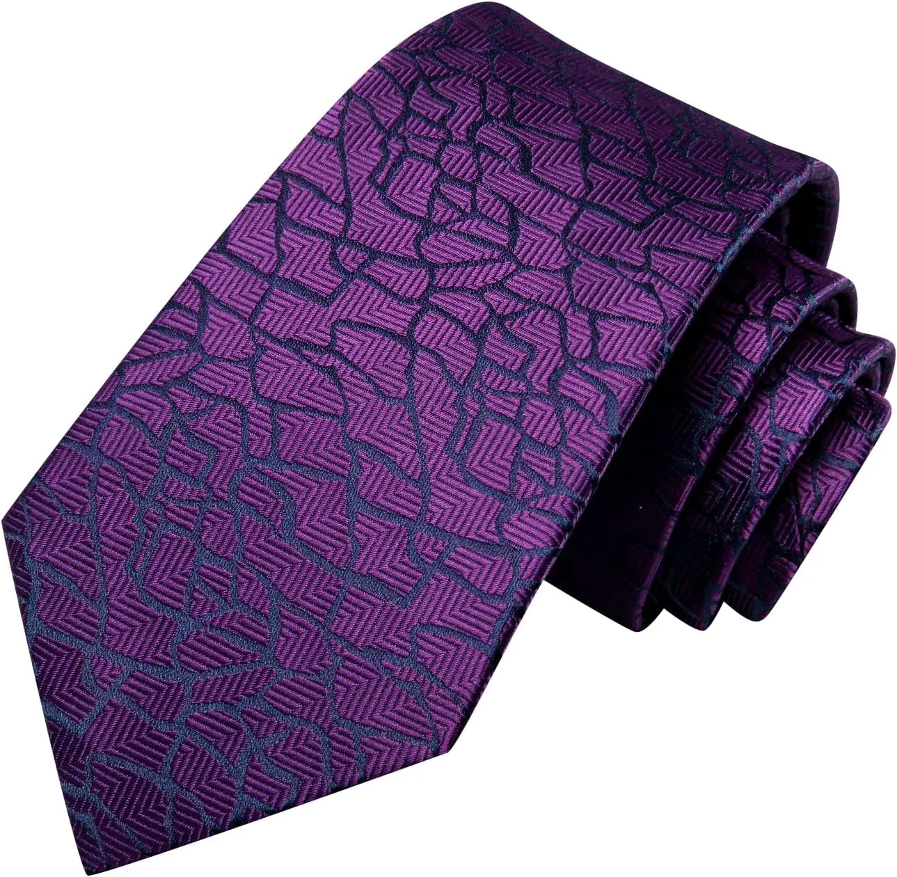 Hi-Tie Men Ties Sets Silk Stripe Paisley Necktie Pocket Square Cufflinks for Business Wedding