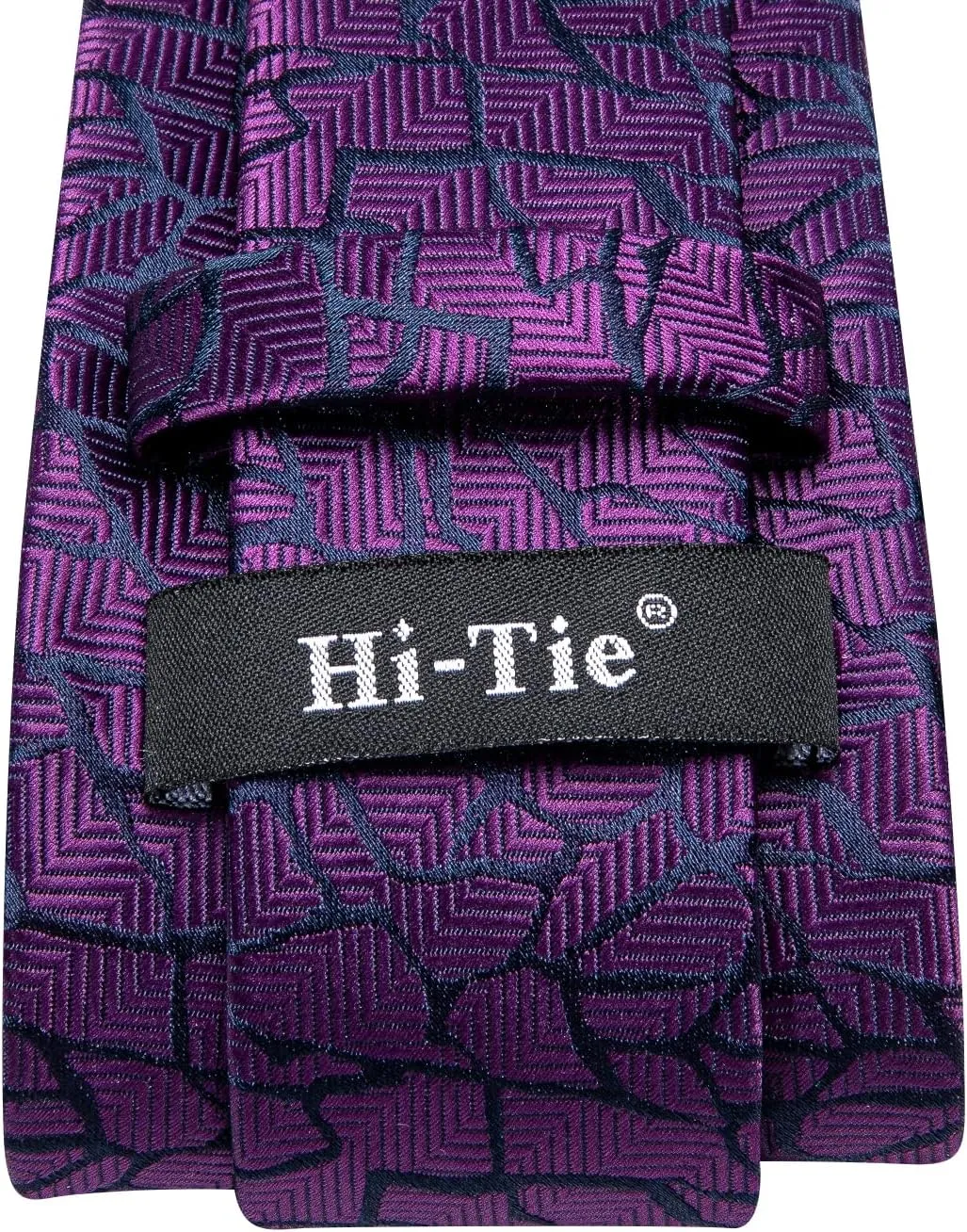 Hi-Tie Men Ties Sets Silk Stripe Paisley Necktie Pocket Square Cufflinks for Business Wedding