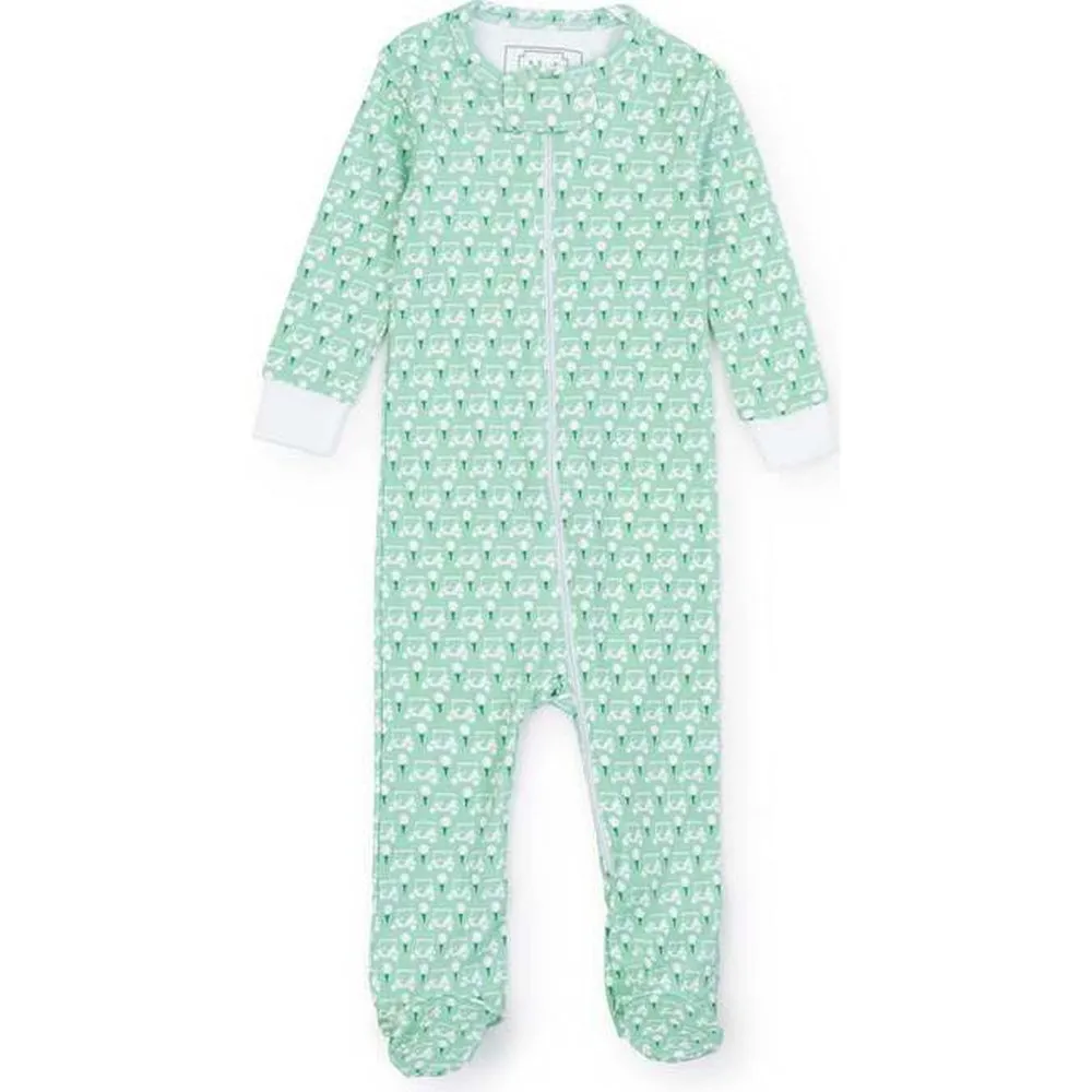 Lila and Hayes Parker Pima Cotton Zippered Pajama