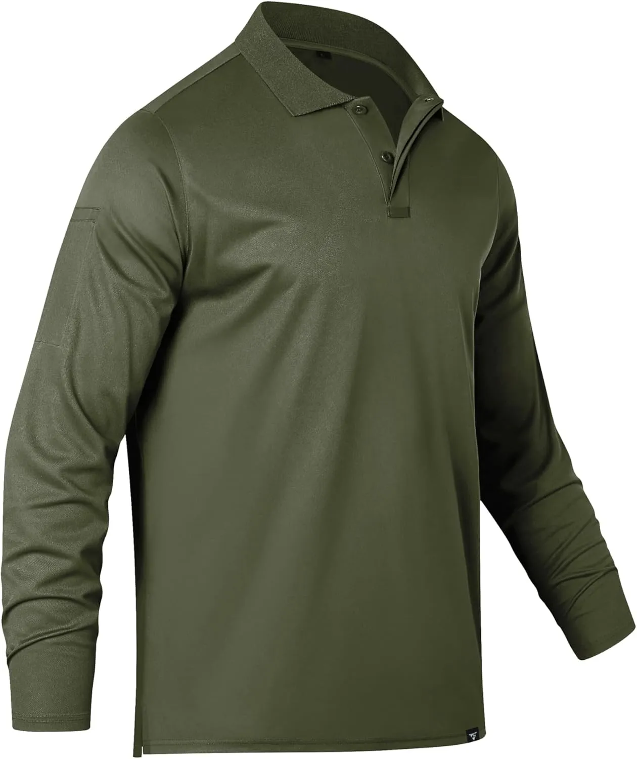 Men's Long Sleeve Polo Shirt Athletic Golf Polo Shirts for Men Quick-Dry Performance Casual Collared Shirts