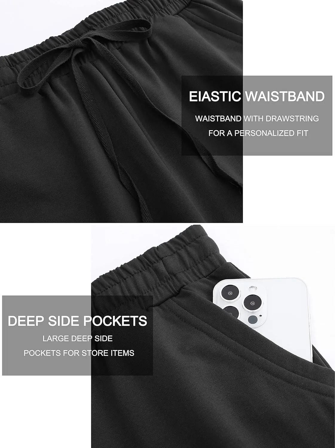 Tandisk Women's 5" Casual Jersey Cotton Shorts Lounge Yoga Pajama Walking Shorts with Pockets Activewear