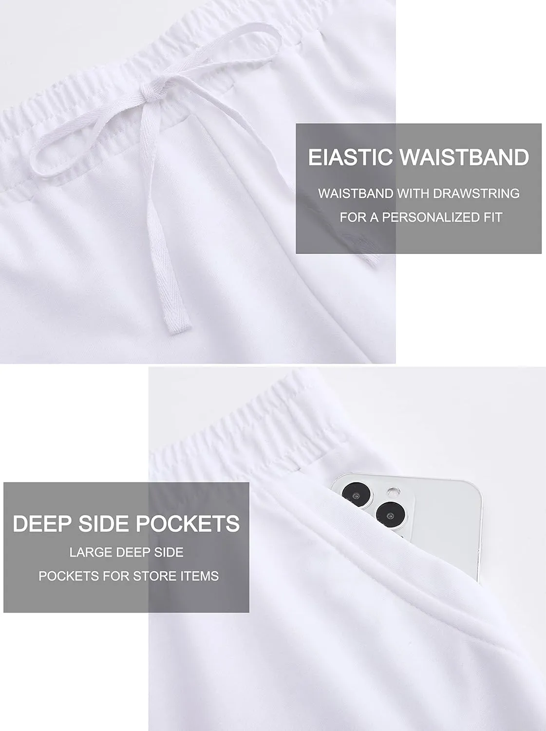 Tandisk Women's 5" Casual Jersey Cotton Shorts Lounge Yoga Pajama Walking Shorts with Pockets Activewear