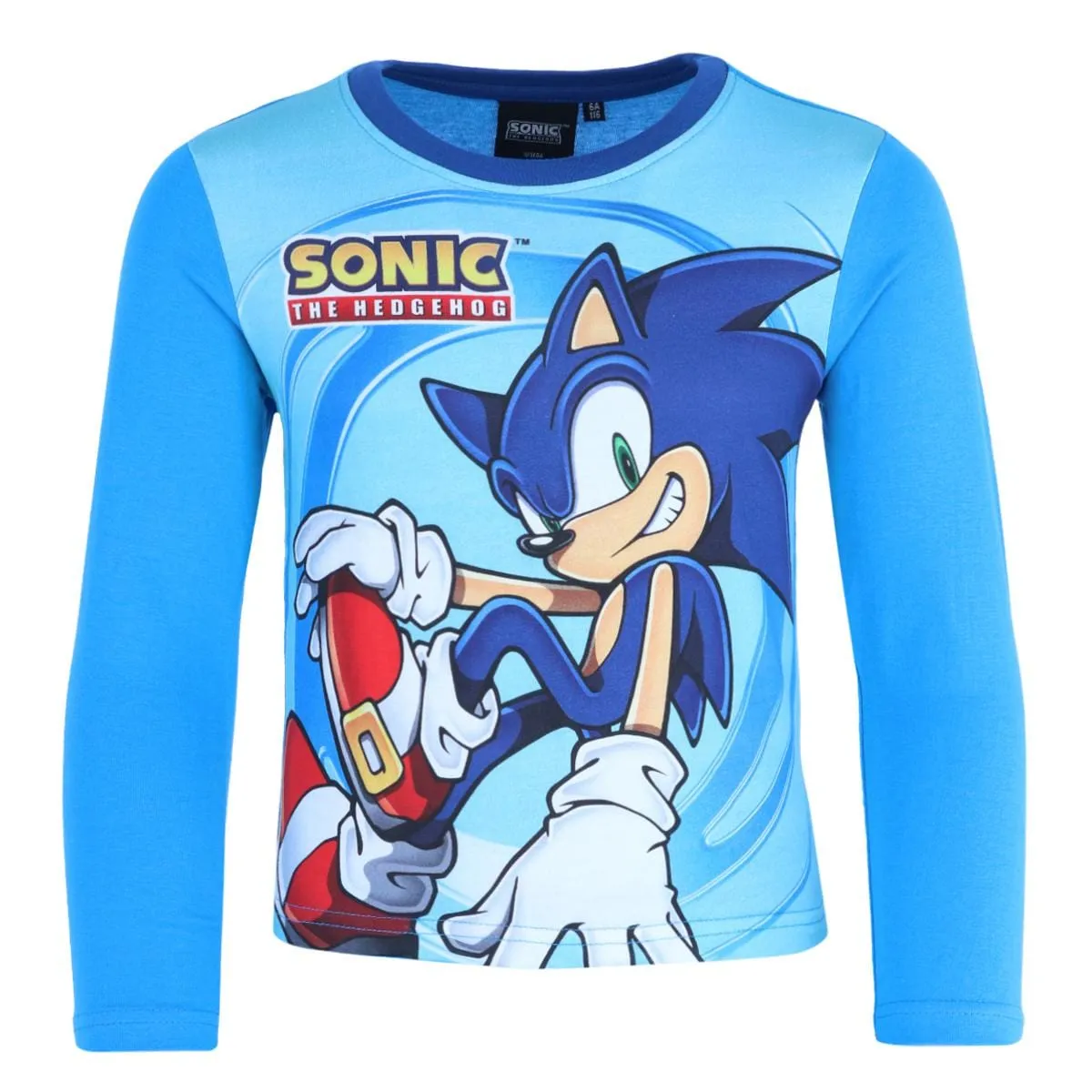 Textiel Trade Toddler Boys Sonic The Hedgehog Long Sleeve Pajama Set
